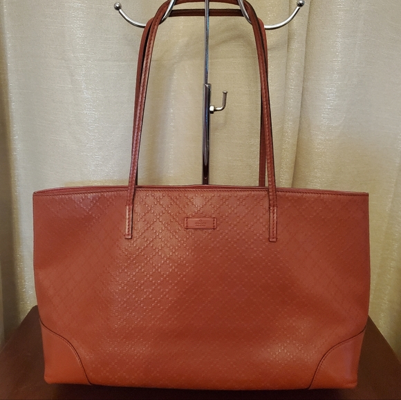 Gucci Large Diamante Leather Tote